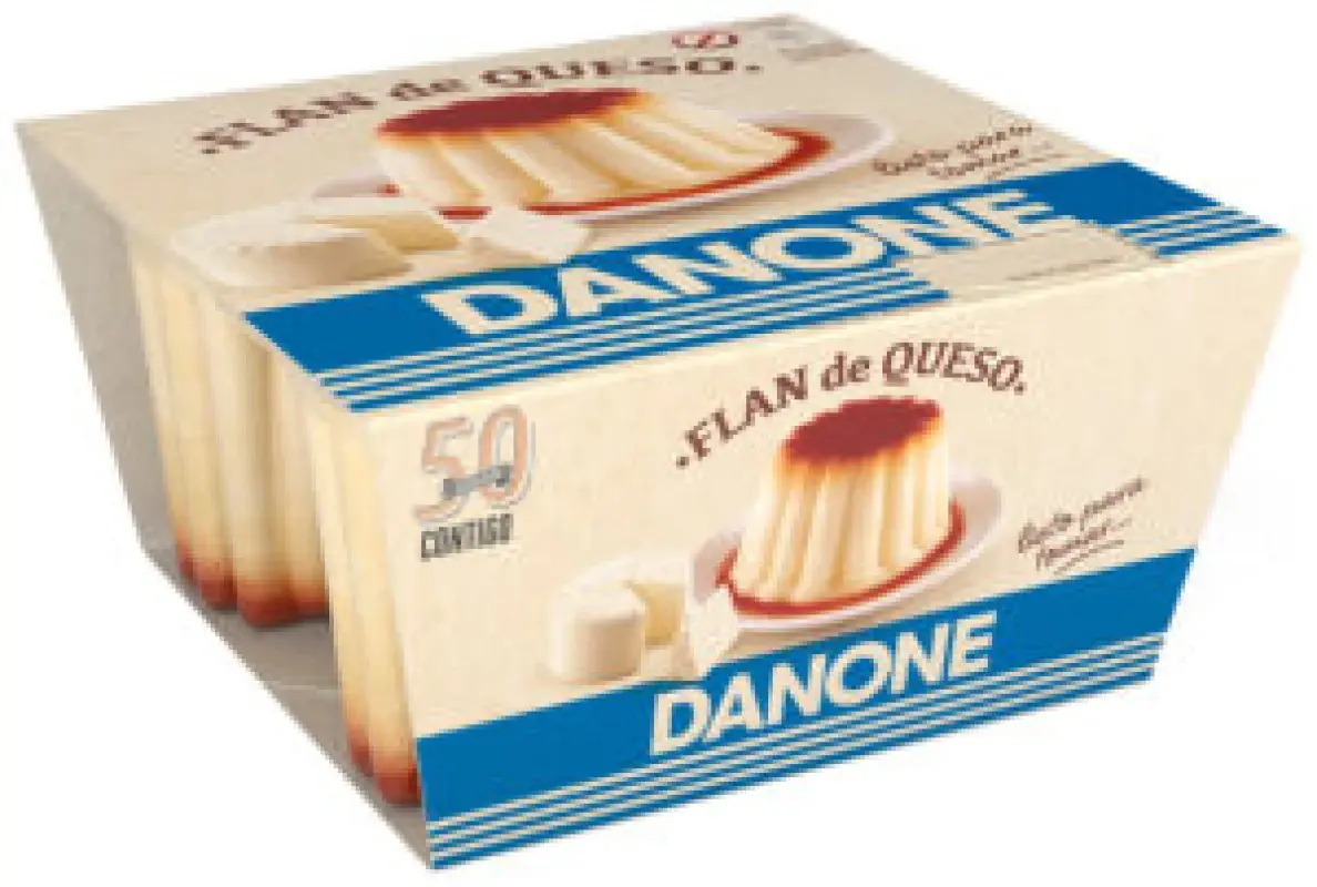 FLAN DE QUESO C/48 P/U DANONE